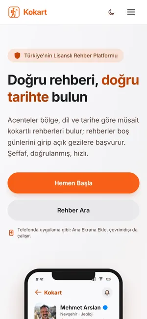 Kokart ekranı