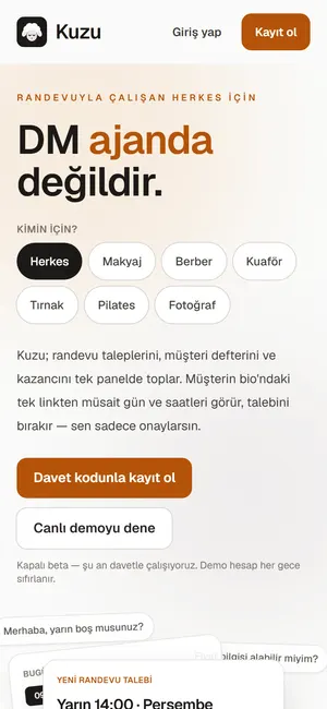 Kuzu ekranı