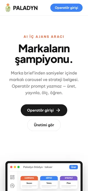 Paladyn ekranı